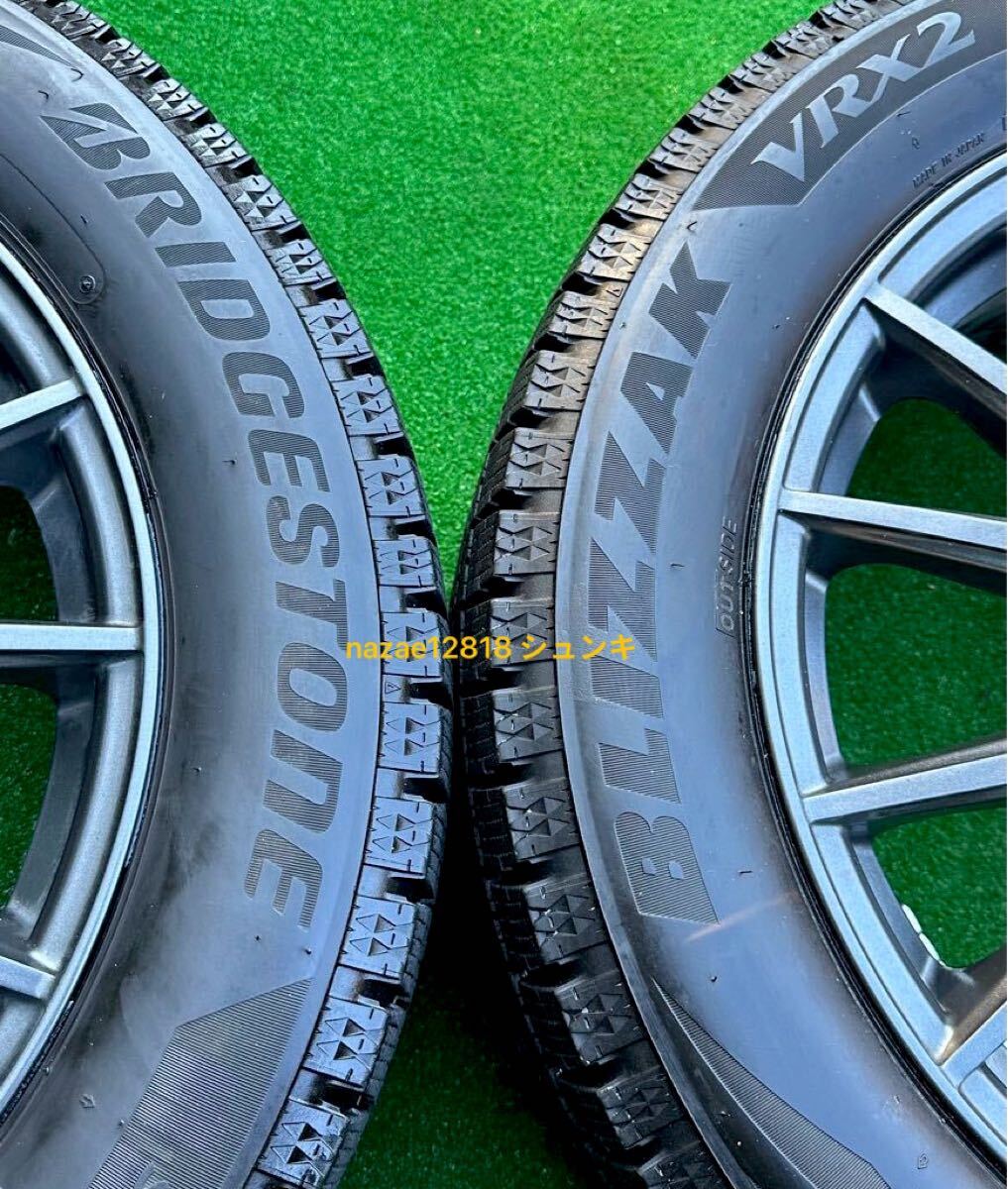 新春特価 美品】☆215/55R17 BS BLIZZAK VRX2☆weds VELVA SPORT 新春特価 美品】☆215/55R17 BS BLIZZAK VRX2☆weds VELVA SPORT