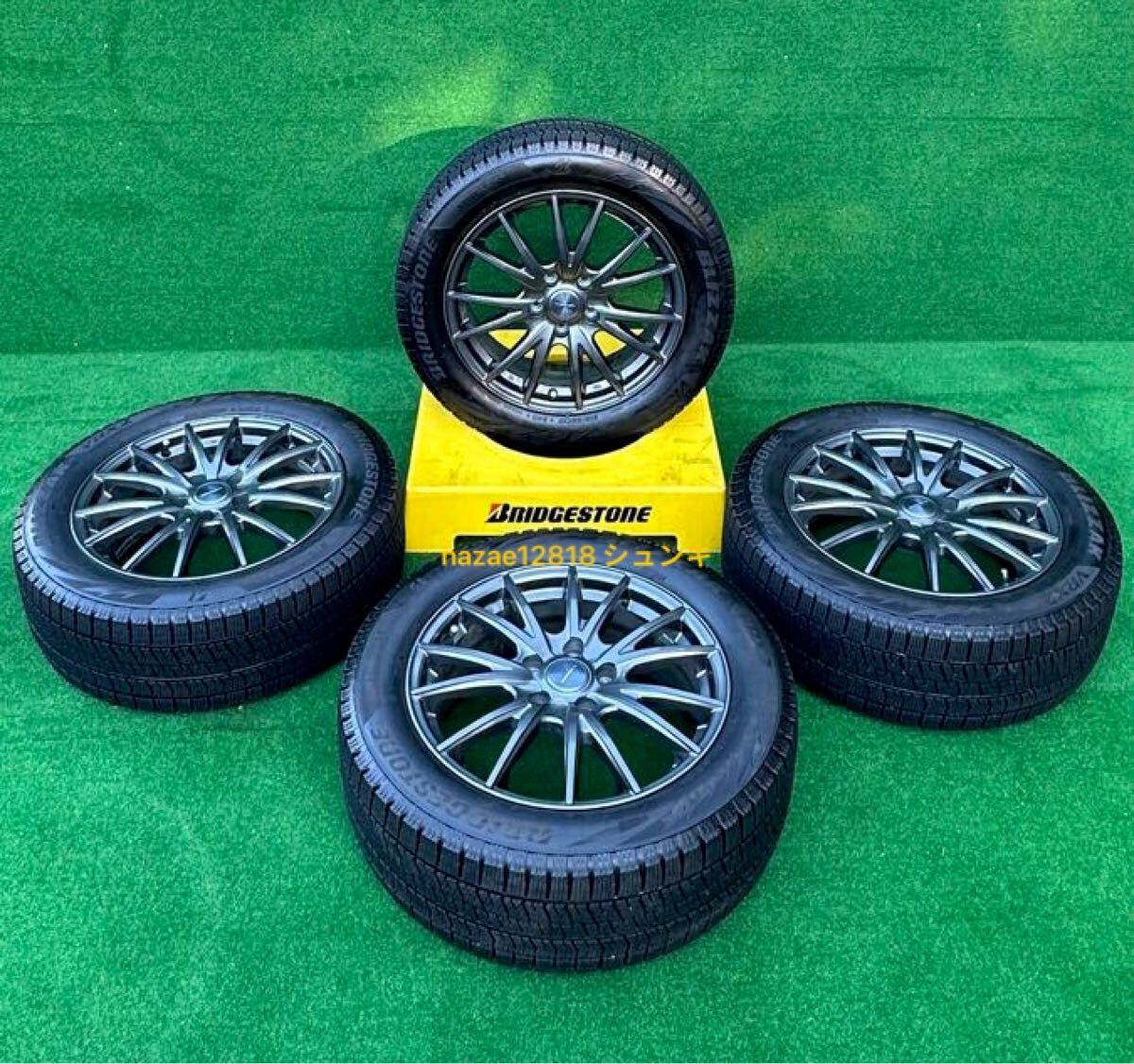 新春特価 美品】☆215/55R17 BS BLIZZAK VRX2☆weds VELVA SPORT 新春特価 美品】☆215/55R17 BS BLIZZAK VRX2☆weds VELVA SPORT
