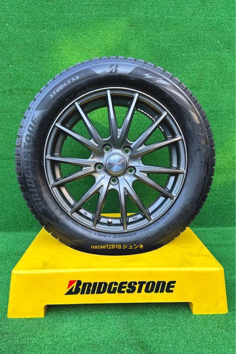 新春特価 美品】☆215/55R17 BS BLIZZAK VRX2☆weds VELVA SPORT 新春特価 美品】☆215/55R17 BS BLIZZAK VRX2☆weds VELVA SPORT