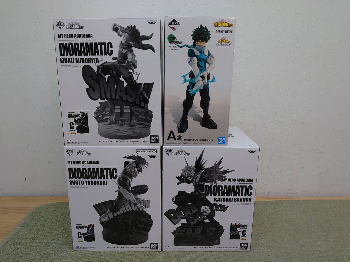 から厳選した 中古品 084-B61) 一番くじ 4点セット フィギュア ヒロアカ コミック・アニメ