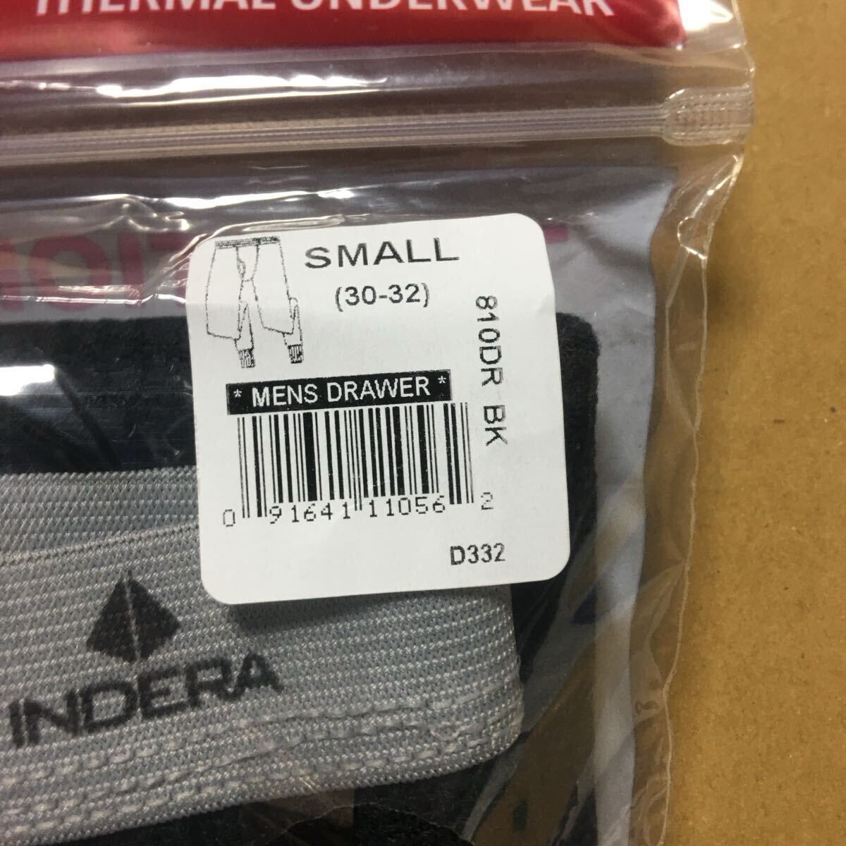 INDERA MILLS ブラック S 黒 BLACK サーマル パンツ インデラミルズ LONG JOHNS 防寒 肌着 レギンス タイツ スパッツ インナー ヒート 無地_画像2