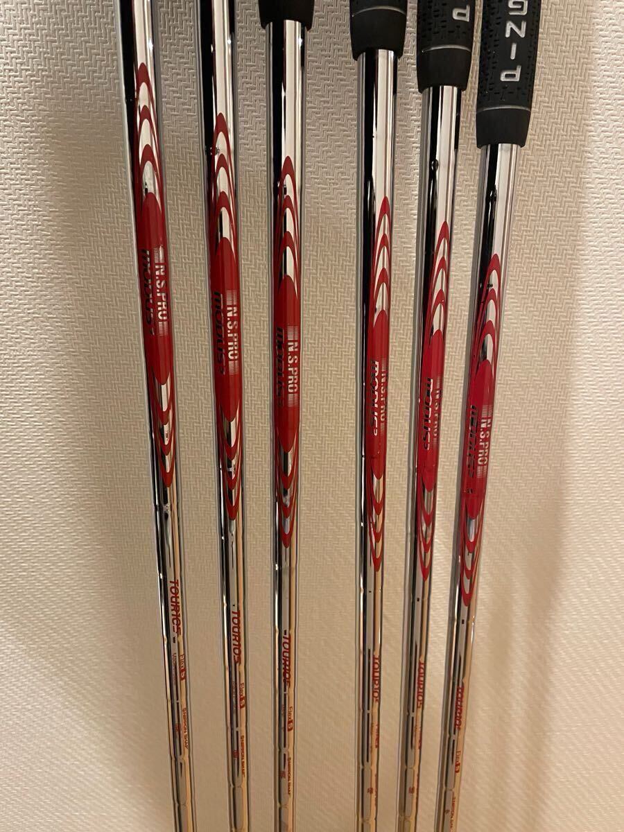 PING i200 6本セット モーダス3 105 S ピン イエロー 5I〜W PING