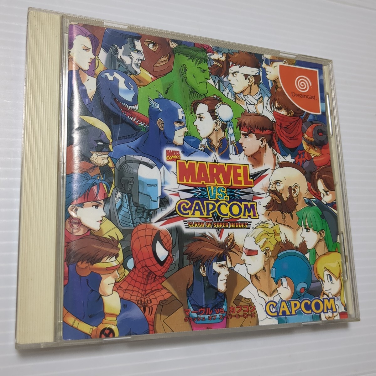 マーヴルVSカプコン　クラッシュオブスーパーヒーローズ DC ドリームキャスト_画像1