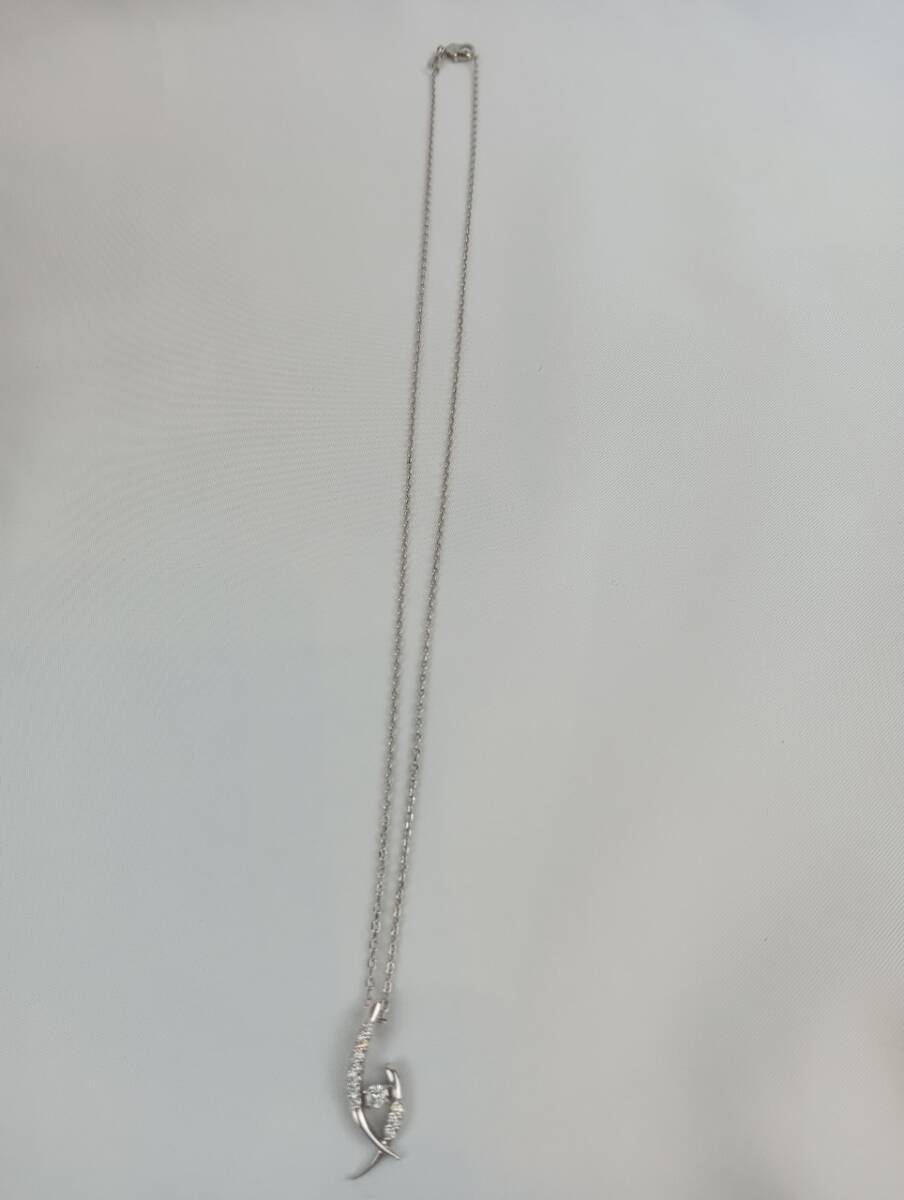 金獅子オリジナルジュエリー　ネックレス　トップpt100　チェーンSV　ダイヤ0.1ｃｔ・ＣＺ_画像5