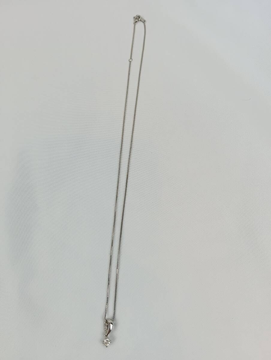金獅子オリジナルジュエリー　ネックレス　pt900/850　D0.13ct FD0.03ct_画像5