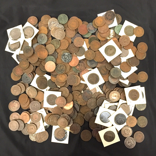 【超お買い得！】 1円 大日本 紙ケース付 他 明治十五年 / 明治十四年 銅貨 二銭 Collection