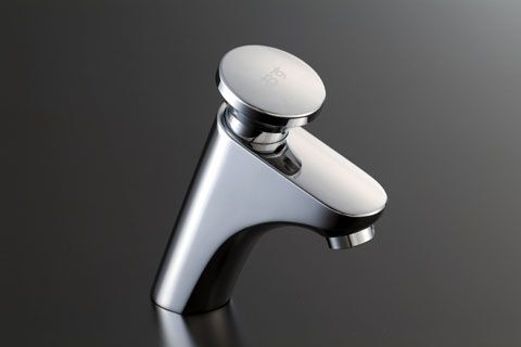 洗面器や手洗器等に最適　セルフストップ付き立水栓　LIXIL・INAX　LF-P02B