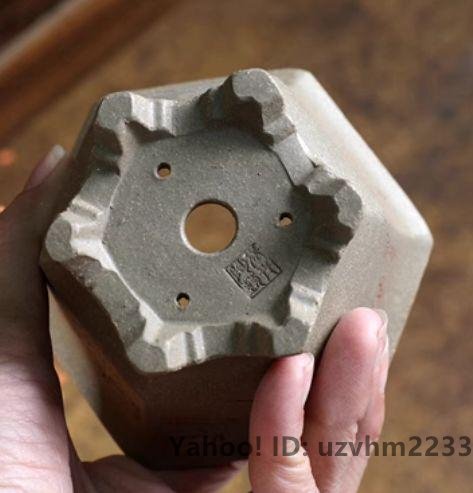 瓢口六方鉢 紫砂の鉢 盆栽鉢 植木鉢 小品盆栽鉢 大品盆栽鉢(清 瓢口六方鉢 紫砂の鉢 盆栽鉢 植木鉢 小品盆栽鉢 大品盆栽鉢(清