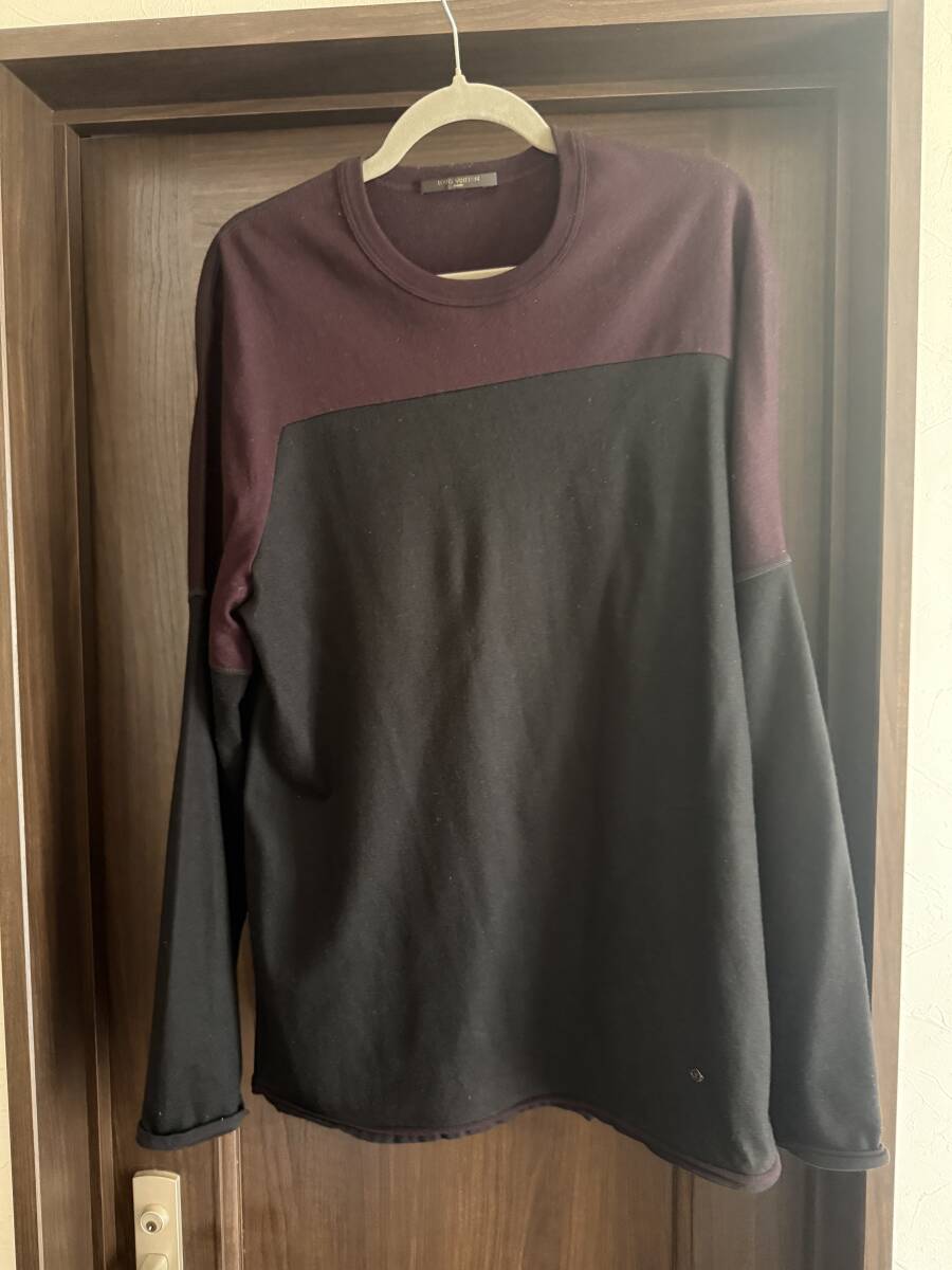 ヴィトン　メンズ　セーター　ロンT サイズＬ　本物　中古