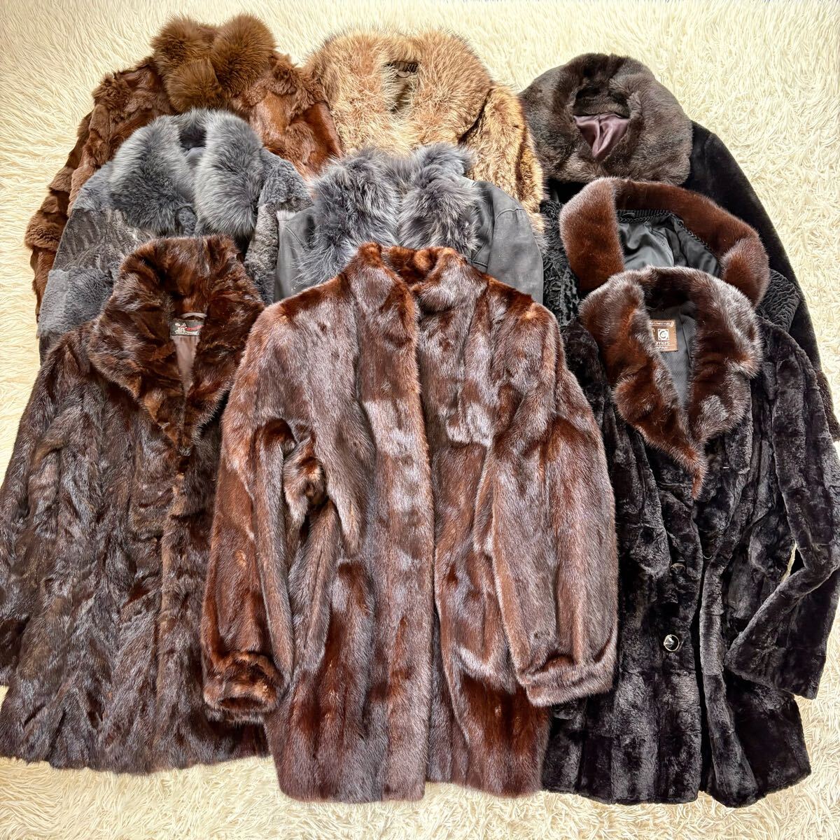 高級毛皮○SAGA MINK サガミンク ミンク EMBA ブルーフォックス 高級毛皮○SAGA MINK サガミンク ミンク EMBA ブルーフォックス