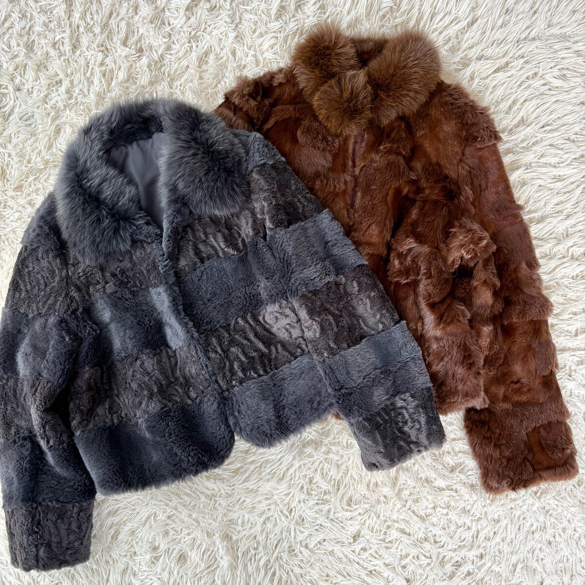 高級毛皮○SAGA MINK サガミンク ミンク EMBA ブルーフォックス 高級毛皮○SAGA MINK サガミンク ミンク EMBA ブルーフォックス