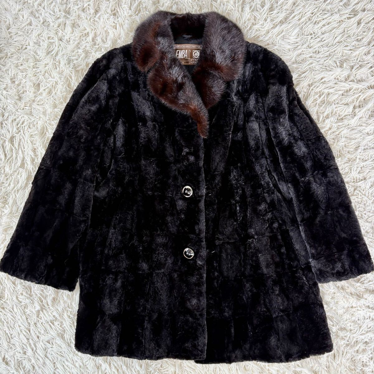 高級毛皮○SAGA MINK サガミンク ミンク EMBA ブルーフォックス 高級毛皮○SAGA MINK サガミンク ミンク EMBA ブルーフォックス