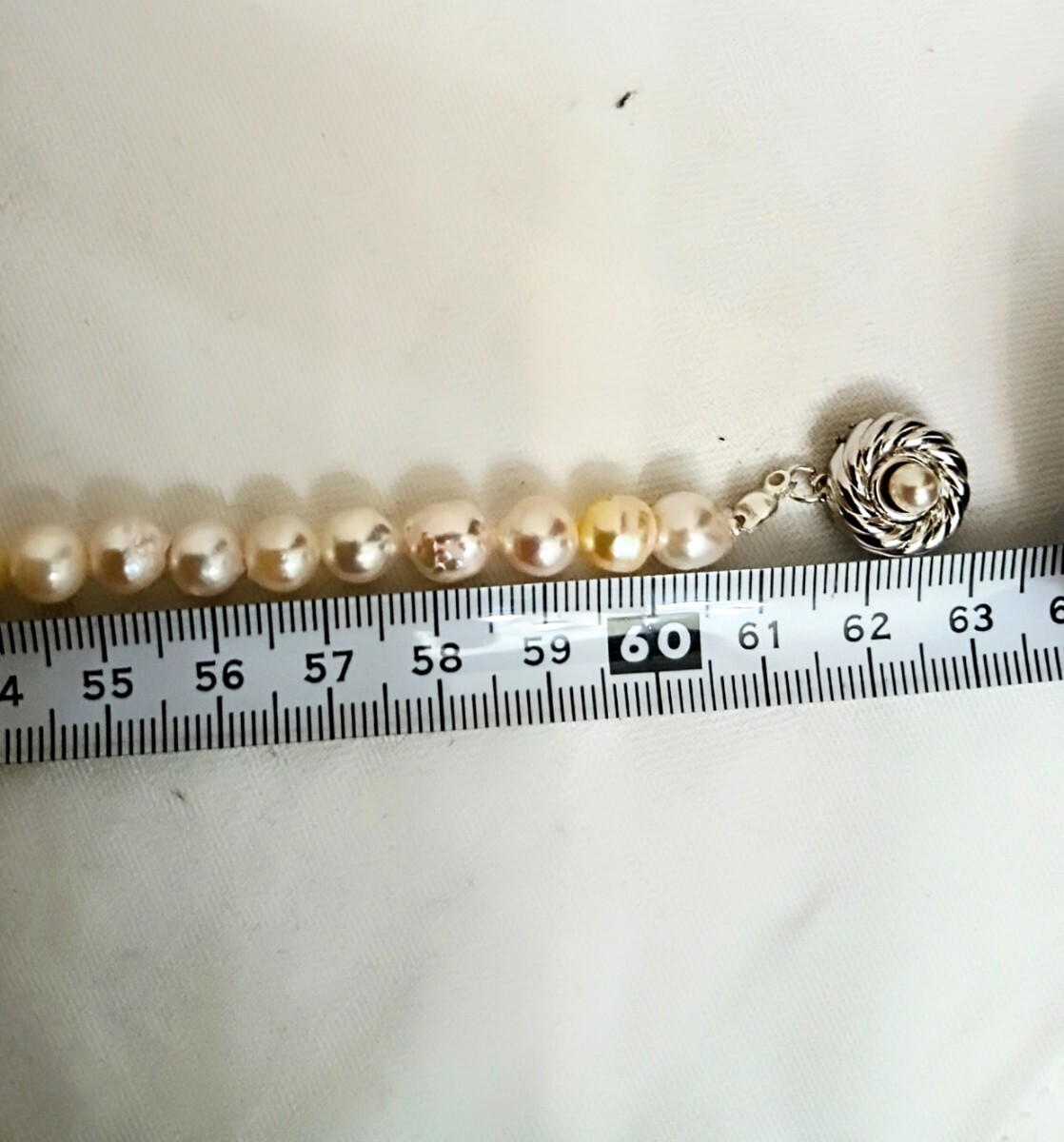 1円スタート アコヤ真珠 あこや真珠 本真珠 6.2〜7mm SILVER刻印 1円スタート アコヤ真珠 あこや真珠 本真珠 6.2〜7mm SILVER刻印