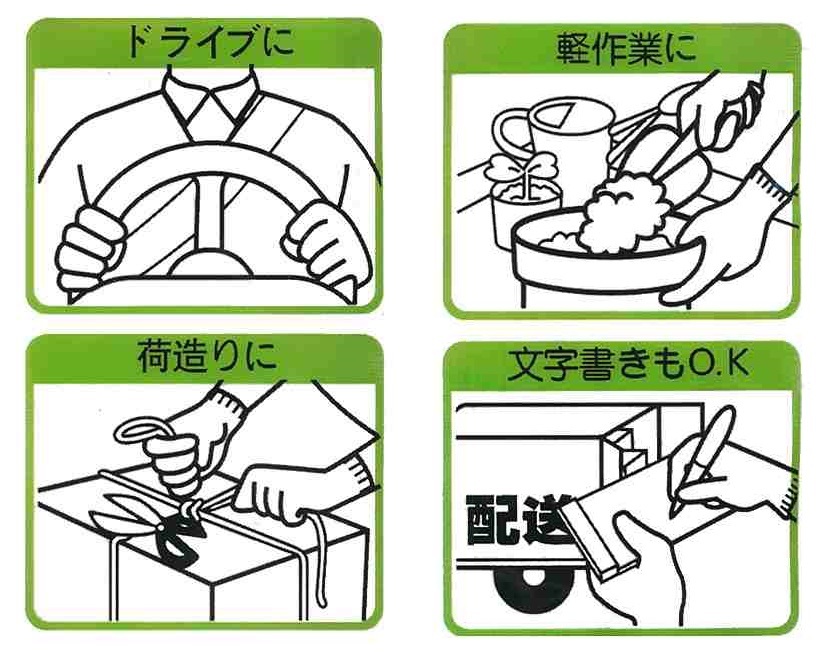 300／格安！新品！內(nèi)側(cè)純綿 極薄すべり止め付き手袋 スベリ止め 作業(yè)手袋 Lサイズ 合計(jì)10雙 ホワイト 軽くて薄い！ビニボツ ドライブ手袋