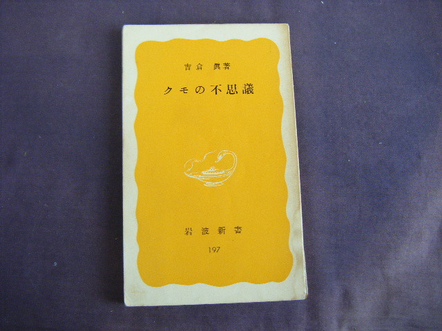 1982年7月第い刷 岩波新書『くもの不思議』吉倉眞著 岩波書店_画像1