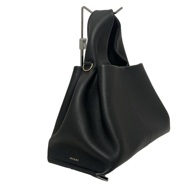 ポレーヌ POLENE ハンドバッグ ヌメロ ヌフ 黒 バッグ - 牛革 ポレーヌ POLENE ハンドバッグ ヌメロ ヌフ 黒 バッグ - 牛革