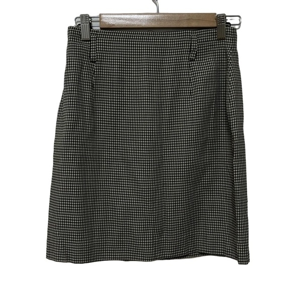 ラルフローレン RalphLauren ミニスカート サイズ9 M - 黒×白 レディース 千鳥格子柄 ボトムス