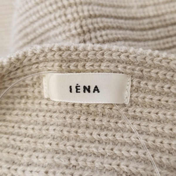 イエナ IENA 長袖セーター/ニット - ベージュ レディース クルーネック トップス