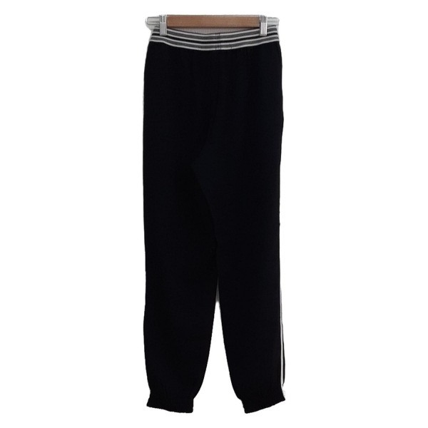ポロラルフローレン POLObyRalphLauren パンツ サイズ4 S - 黒×白 レディース フルレングス/ウエスト、裾ゴム ボトムス