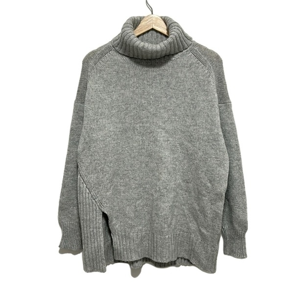 シップス SHIPS 長袖セーター/ニット サイズM - ライトグレー レディース タートルネック トップス_画像1