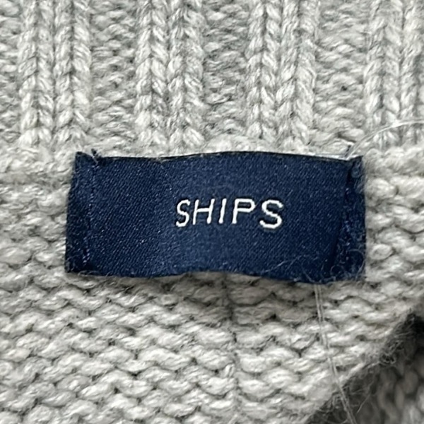 シップス SHIPS 長袖セーター/ニット サイズM - ライトグレー レディース タートルネック トップス_画像3