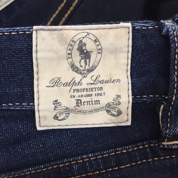 ラルフローレン RalphLauren ジーンズ/デニムパンツ サイズ16 XL - ダークネイビー レディース フルレングス ボトムス