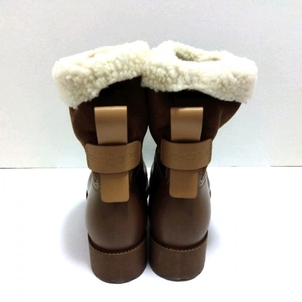  See by Chloe SEE BY CHLOE короткие сапоги 37 SB37101A - кожа темно-коричневый × бежевый × слоновая кость женский прекрасный товар обувь 
