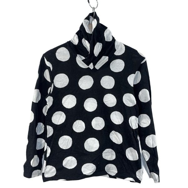 SOU・SOU(ソウソウ) 長袖カットソー サイズM レディース美品 - ブルーグリーン×白×マルチ Vネック/ドット柄