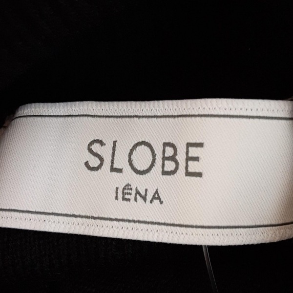 スローブイエナ SLOBE IENA - 黒 レディース タートルネック/長袖/マキシ丈/ニット 美品 ワンピース