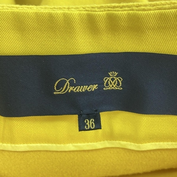 ドゥロワー Drawer スカート サイズ36 S - ダークイエロー レディース ひざ丈 ボトムス
