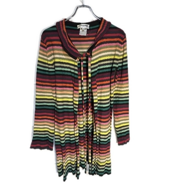 ソニアリキエル SONIARYKIEL カーディガン サイズ40 M マルチ レディース 長袖/ボーダー トップス