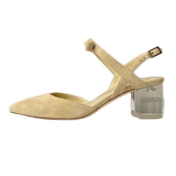フォクシー FOXEY サンダル 37 - ベージュ レディース 靴