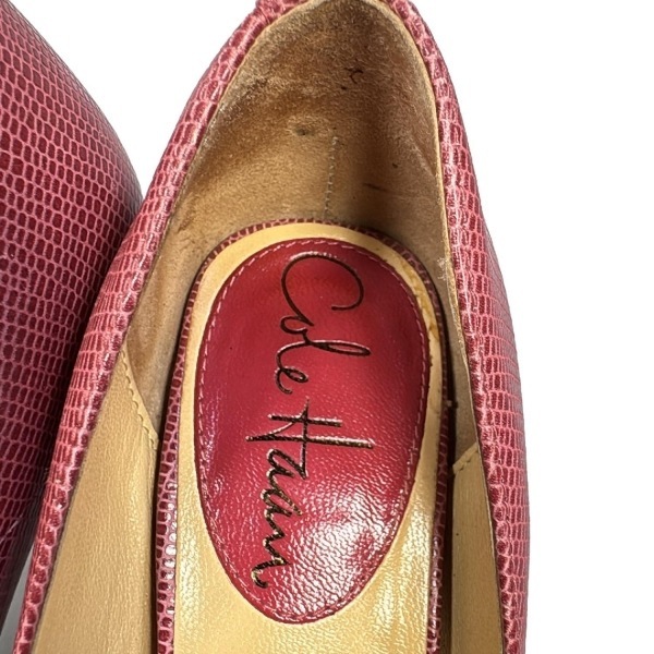 コールハーン COLE HAAN パンプス 5 J - レザー ピンク レディース 靴