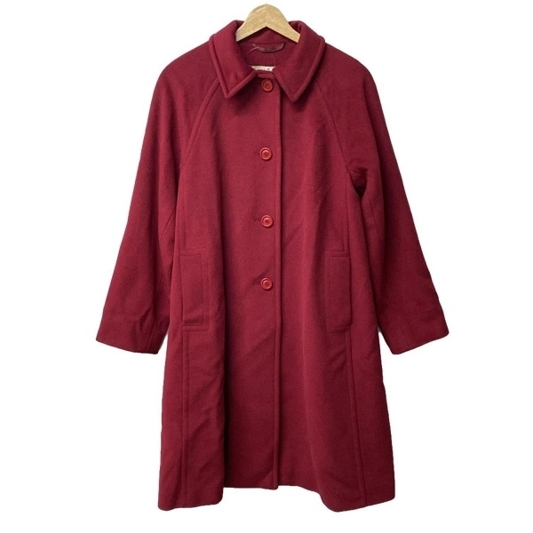 アクアスキュータム Aquascutum サイズ3402/391 - レッド レディース 長(zhǎng)袖/冬 美品 コート