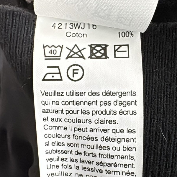 アニエスベー agnes b カーディガン サイズTU - 黒×白 レディース 長袖 美品 トップス