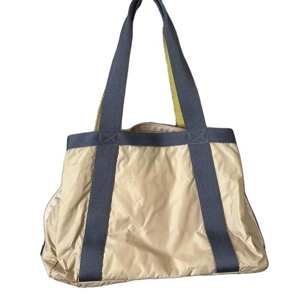 レスポートサック LESPORTSAC トートバッグ - ベージュ×ライトブルー×ライトイエロー 美品 バッグ