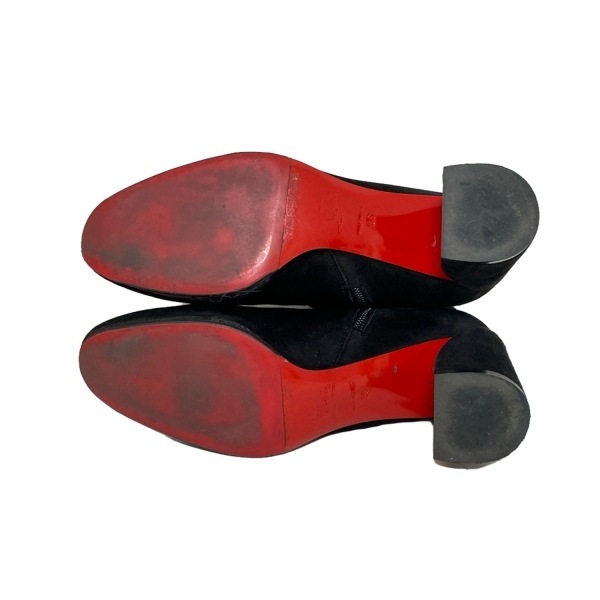 クリスチャンルブタン CHRISTIAN LOUBOUTIN ショートブーツ 36 TURELA トゥレラ 黒 レディース 靴
