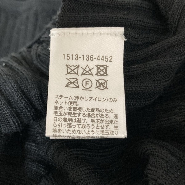  United Arrows UNITED ARROWS свитер с длинным рукавом / вязаный - чёрный женский вырез лодочкой прекрасный товар tops 