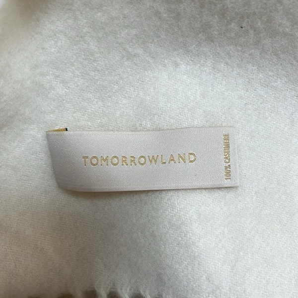 トゥモローランド TOMORROWLAND ストール(ショール) - カシミヤ アイボリー 美品 マフラー