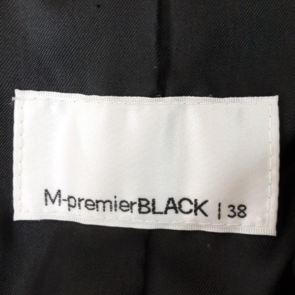 エムプルミエブラック M-premierBLACK ダウンコート サイズ38 M - 黒 レディース 長(zhǎng)袖/冬 コート
