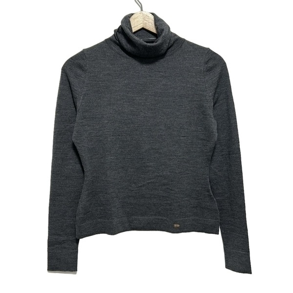 ルネ Rene 長袖セーター/ニット サイズ38 M - ダークグレー レディース タートルネック トップス