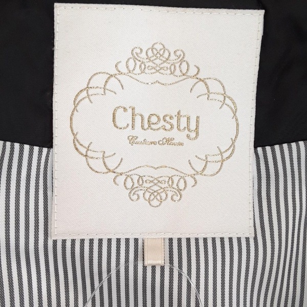 チェスティ Chesty ダウンコート サイズ0 XS - 黒 レディース 長袖/ビジュー/冬/秋 美品 コート_画像3
