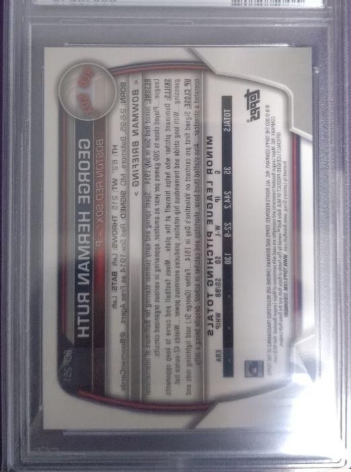 2023 Topps Bowman Chrome babe ruth ベーブルース 1st bowman 2023 Topps Bowman Chrome babe ruth ベーブルース 1st bowman