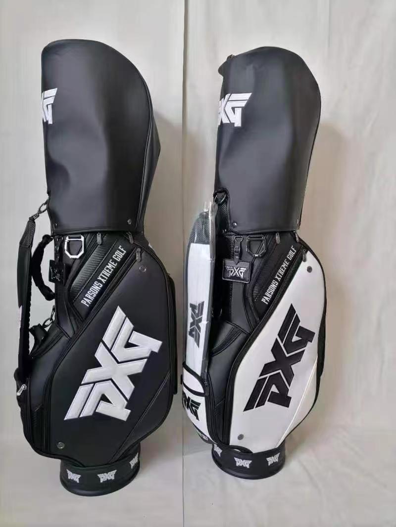 PXG キャディバッグ ゴルフ バッグ/ 収納型/防水耐摩耗性/ブラック