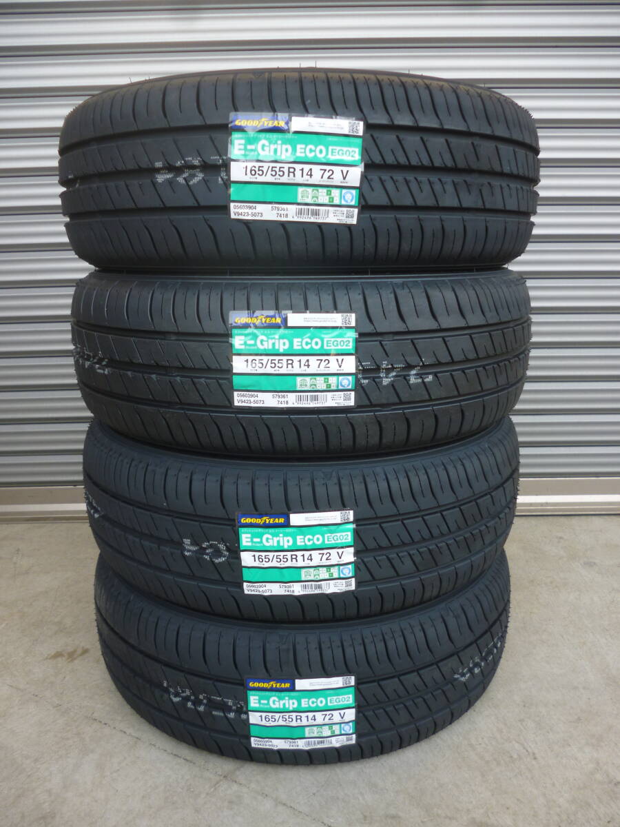全国送料込 2025年製 グッドイヤーEG02 165/55R14 軽自動車 全国送料込 2025年製 グッドイヤーEG02 165/55R14 軽自動車