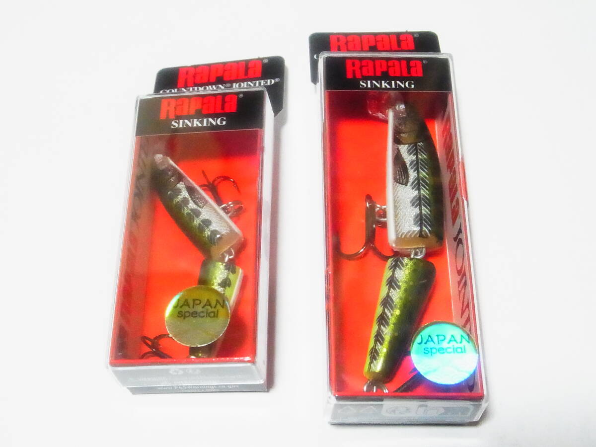 ラパラ　CDJ-9　CDJ-7　新品2個セット　Rapala　COUNTDOWN JOINTED　カウントダウンジョイント　ドジョウ