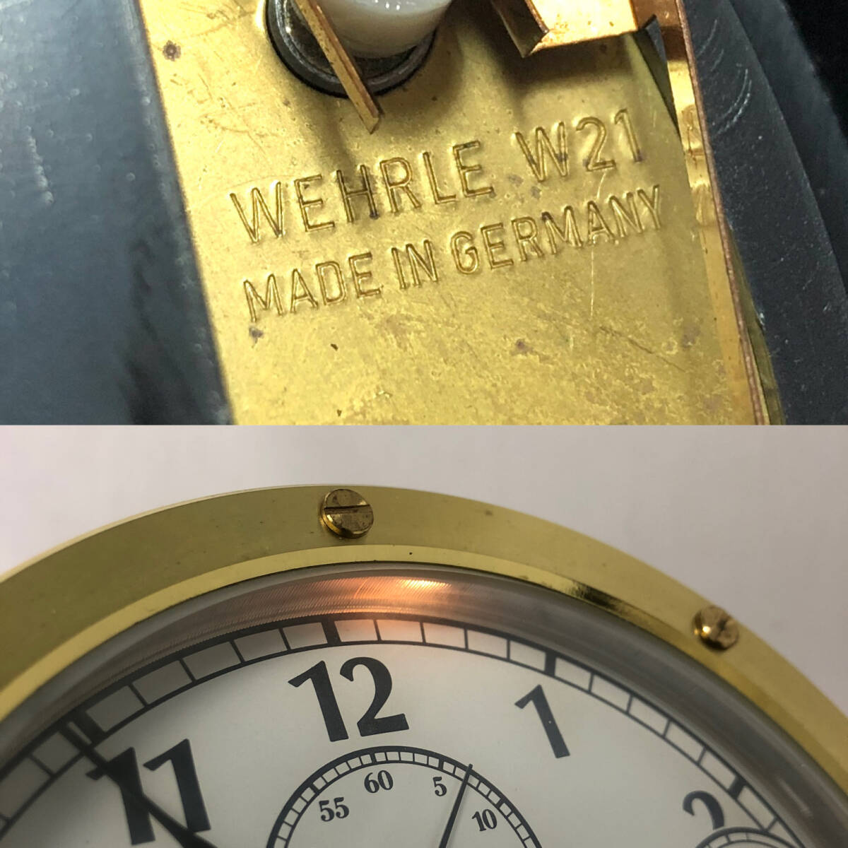 通電OK】WEHRLE W21 ドイツ製 目覚まし時計 アラーム時計 置時計 通電OK】WEHRLE W21 ドイツ製 目覚まし時計 アラーム時計 置時計