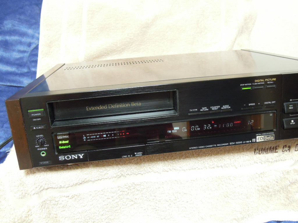 SONY EDベータ EDV5000 動作美品(ベータビデオデッキ)|売買され SONY EDベータ EDV5000 動作美品(ベータビデオデッキ)|売買され