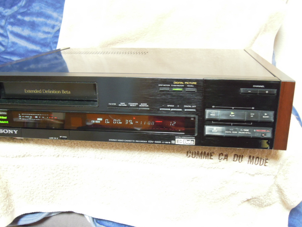 SONY EDベータ EDV5000 動作美品(ベータビデオデッキ)|売買され SONY EDベータ EDV5000 動作美品(ベータビデオデッキ)|売買され