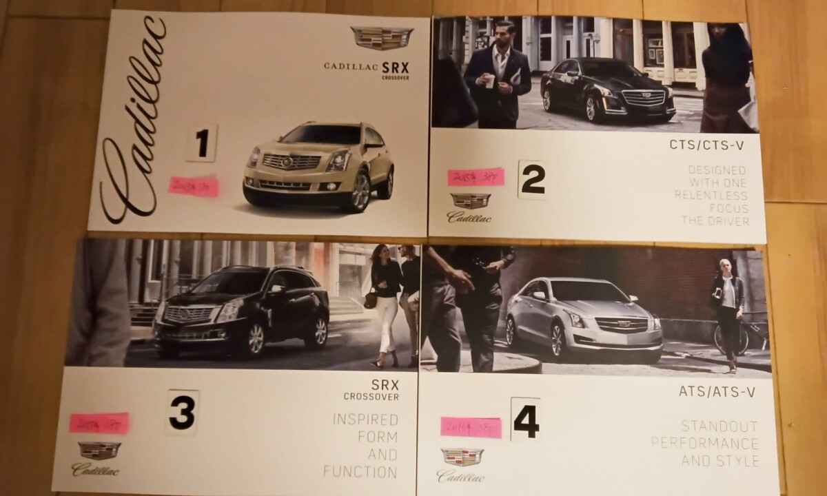 キャデラック　カタログ　SRX CTS ATS 1冊お選び下さい。_画像1